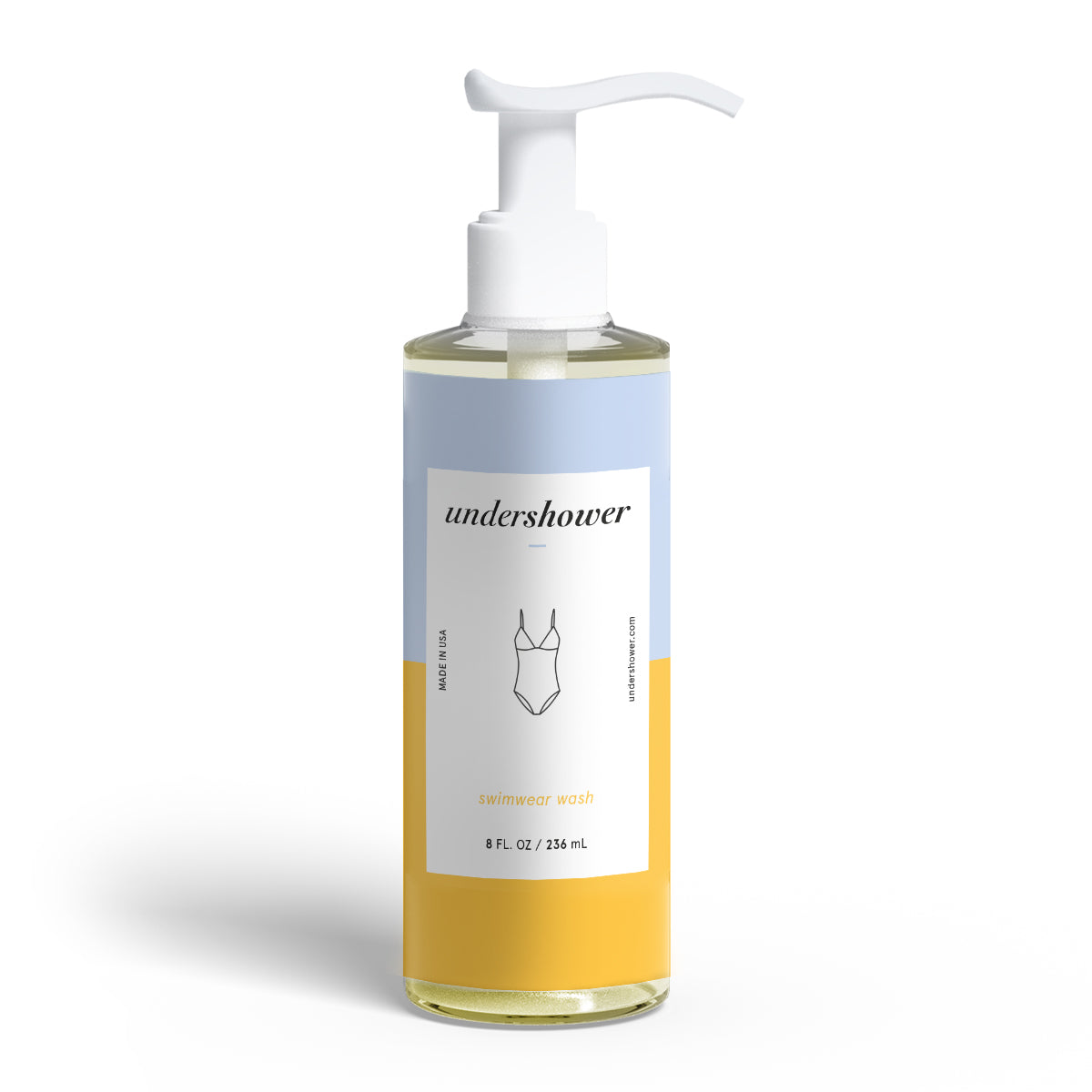 Jabón suave para lavar Trajes de Baño c/dispensador. 8 fl Oz.
