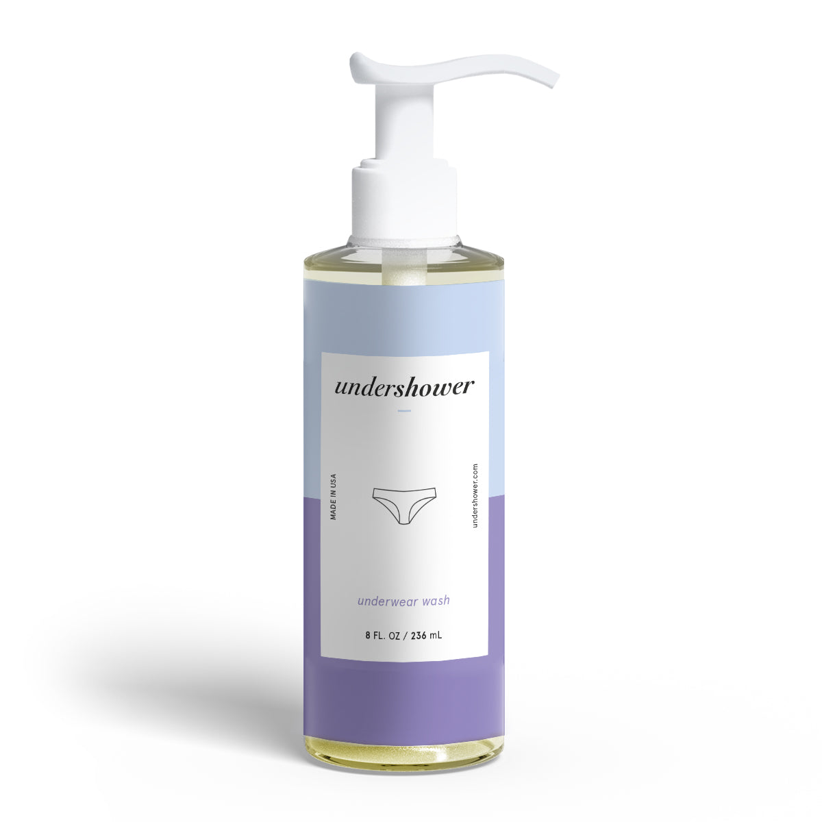Jabón suave para lavar Ropa Interior c/dispensador. 8 fl Oz.