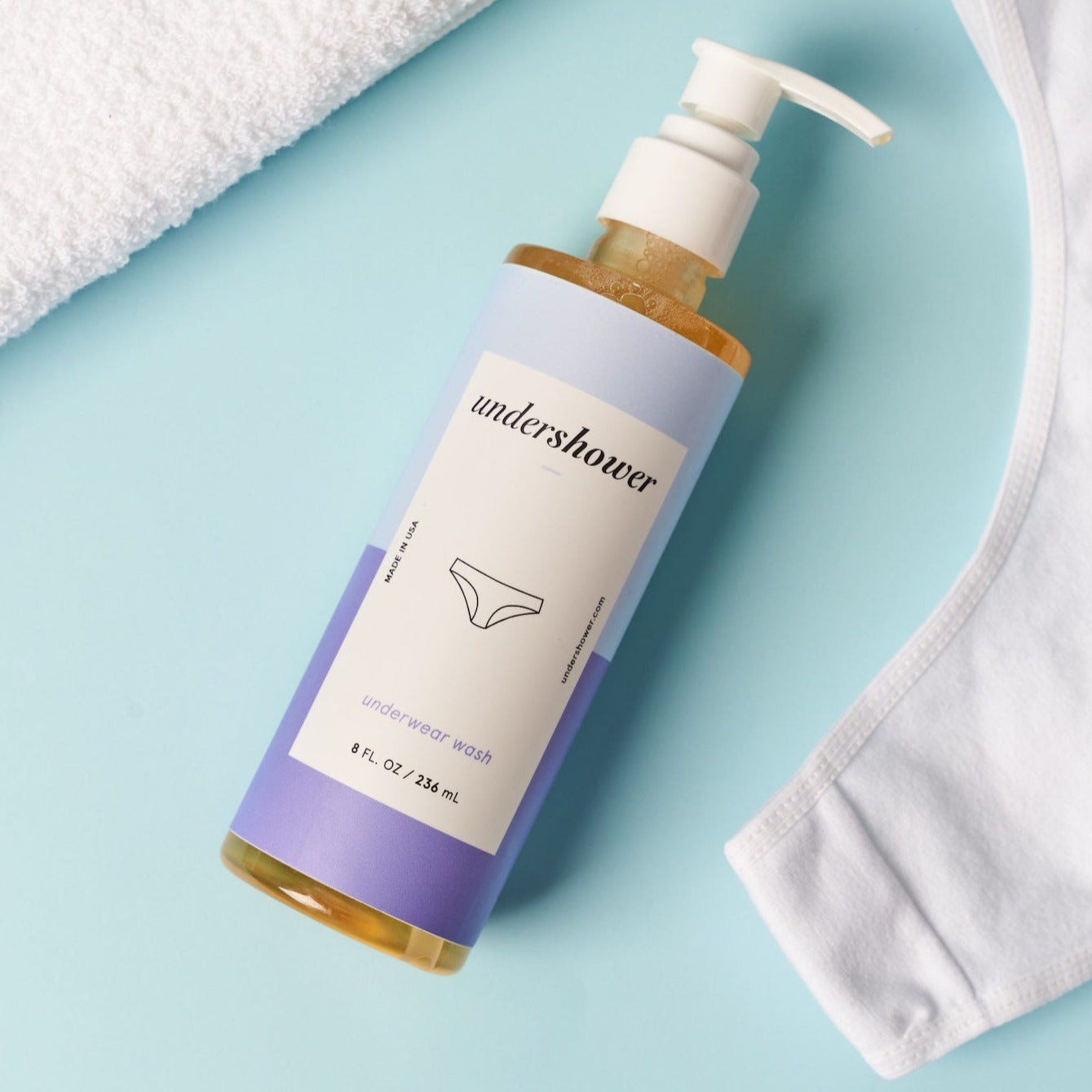 Jabón suave para lavar Ropa Interior c/dispensador. 8 fl Oz.